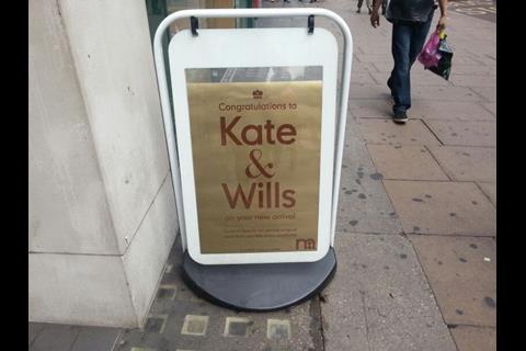 Mothercare royal baby